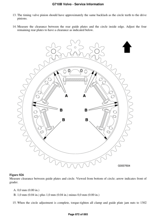 Volvo G710B Motor Grader Repair Service Manual - Image 5