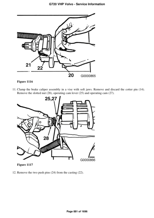 Volvo G720 VHP Motor Grader Repair Service Manual - Image 4