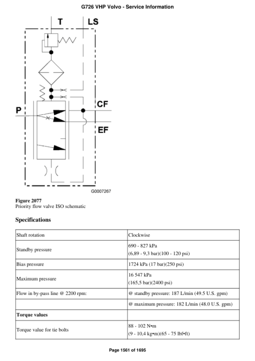 Volvo G726 VHP Motor Grader Repair Service Manual - Image 2