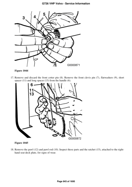 Volvo G726 VHP Motor Grader Repair Service Manual - Image 4