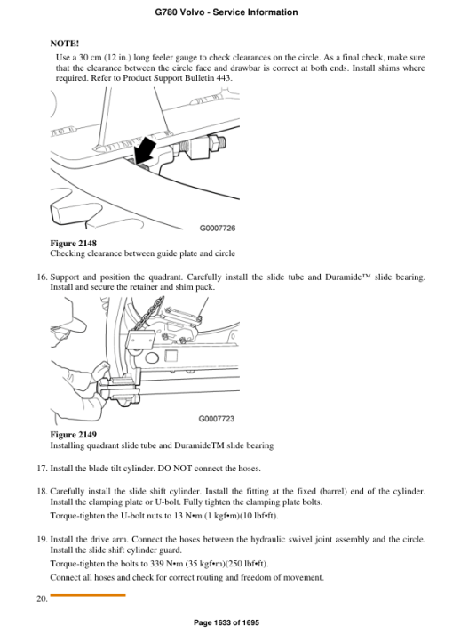 Volvo G780 Motor Grader Repair Service Manual - Image 2