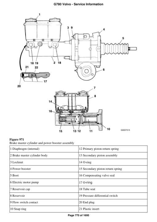 Volvo G780 Motor Grader Repair Service Manual - Image 4