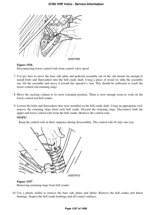 Volvo G780 VHP Motor Grader Repair Service Manual - Image 2