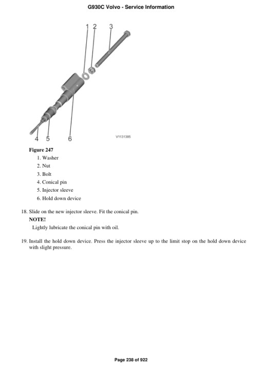 Volvo G930C Motor Grader Repair Service Manual - Image 2