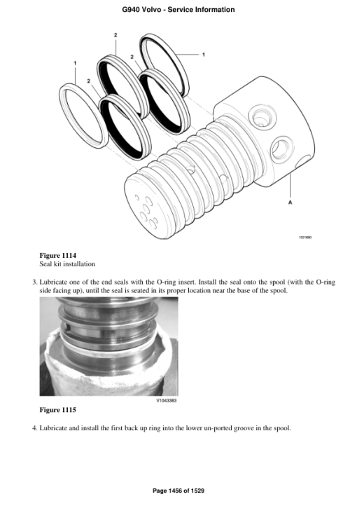 Volvo G940 Motor Grader Repair Service Manual - Image 3