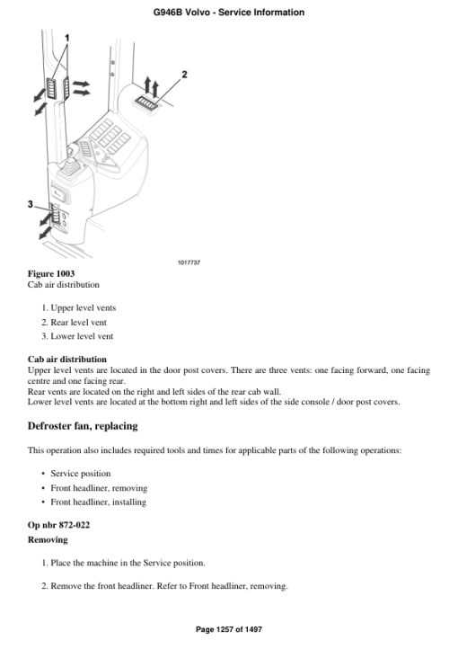 Volvo G946B Motor Grader Repair Service Manual - Image 2