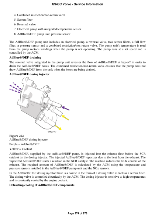 Volvo G946C Motor Grader Repair Service Manual - Image 3