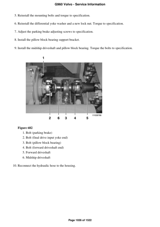 Volvo G960 Motor Grader Repair Service Manual - Image 2