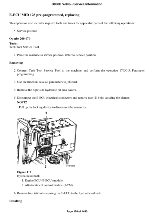 Volvo G960B Motor Grader Repair Service Manual - Image 3