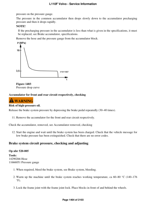 Volvo L110F Wheel Loader Repair Service Manual - Image 2