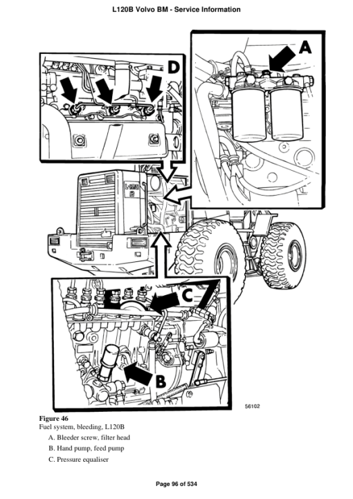 Volvo L120B BM Wheel Loader Repair Service Manual - Image 4