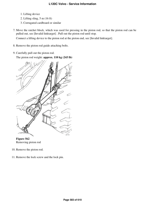 Volvo L120C Wheel Loader Repair Service Manual - Image 4