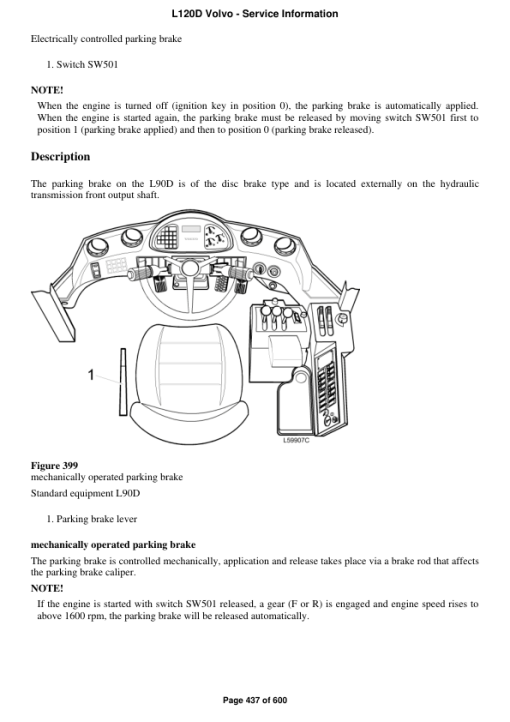 Volvo L120D Wheel Loader Repair Service Manual - Image 3