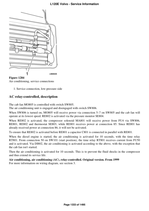 Volvo L120E Wheel Loader Repair Service Manual - Image 2