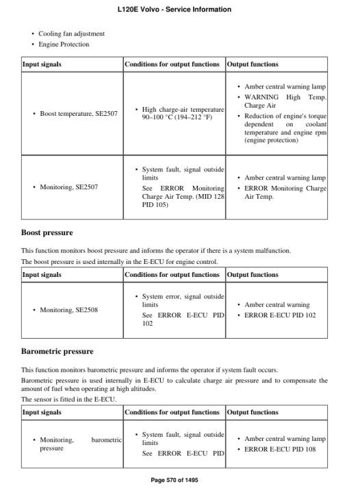 Volvo L120E Wheel Loader Repair Service Manual - Image 4