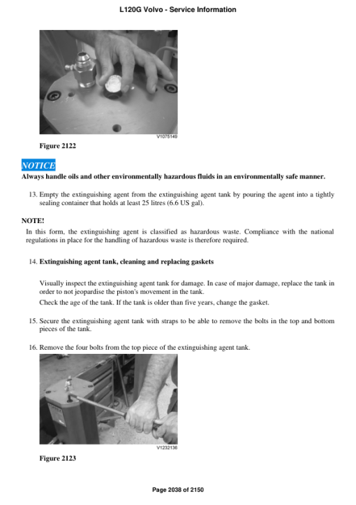 Volvo L120G Wheel Loader Repair Service Manual - Image 3