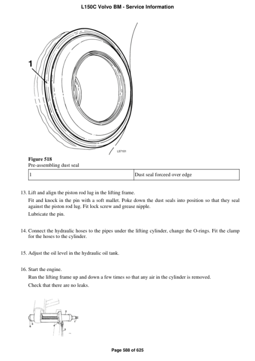 Volvo L150C BM Wheel Loader Repair Service Manual - Image 3