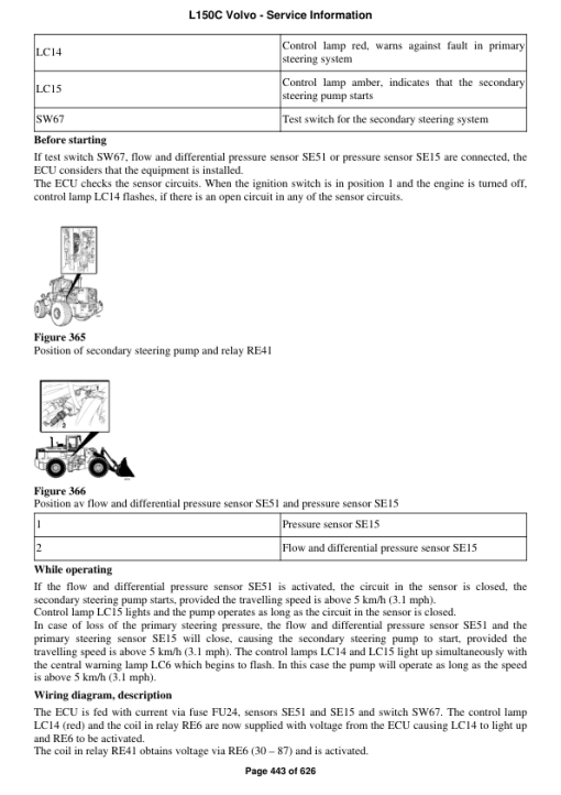 Volvo L150C Wheel Loader Repair Service Manual - Image 3