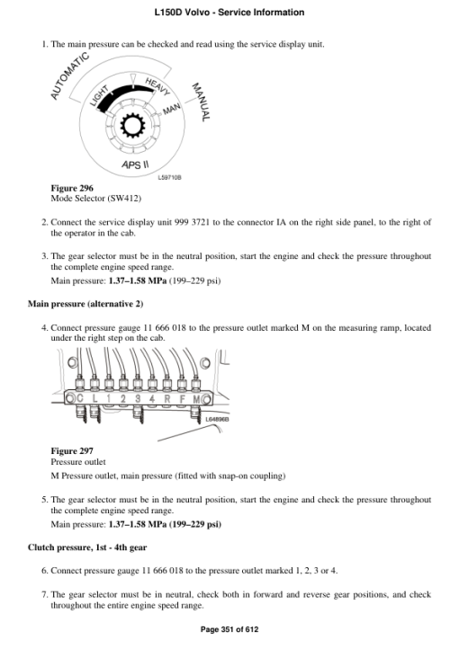 Volvo L150D Wheel Loader Repair Service Manual - Image 3