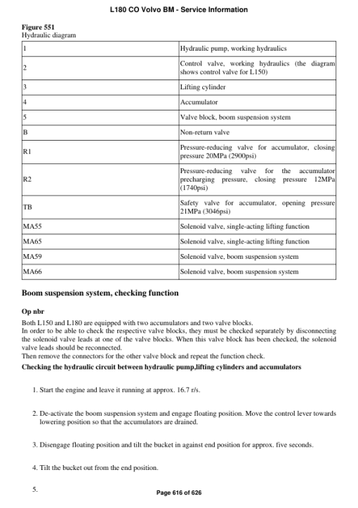 Volvo L180 CO BM Wheel Loader Repair Service Manual - Image 3