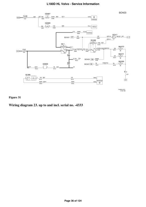 Volvo L180D HL Wheel Loader Repair Service Manual - Image 3