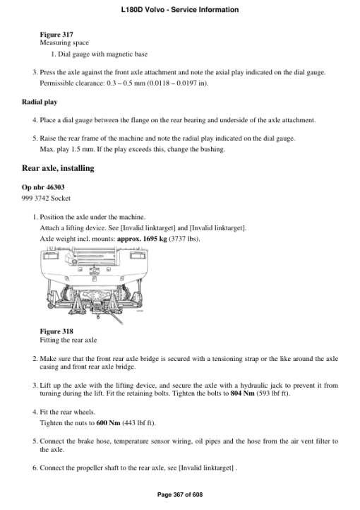 Volvo L180D Wheel Loader Repair Service Manual - Image 3