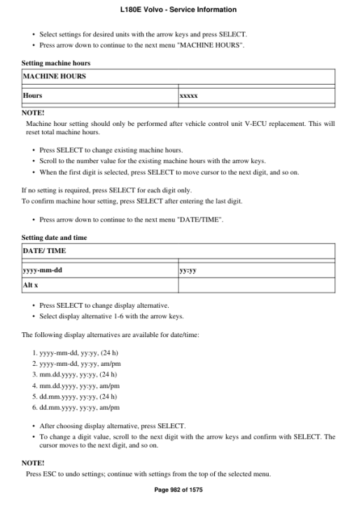 Volvo L180E Wheel Loader Repair Service Manual - Image 4