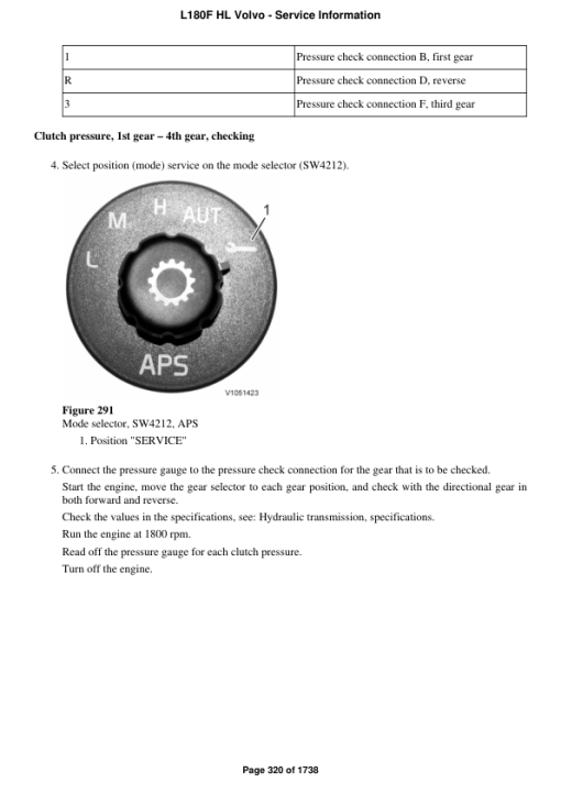 Volvo L180F HL Wheel Loader Repair Service Manual - Image 4