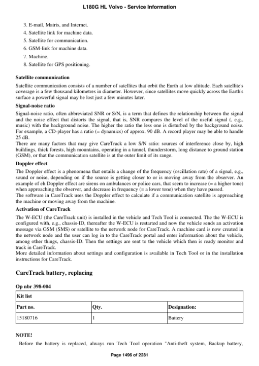 Volvo L180G HL Wheel Loader Repair Service Manual - Image 2