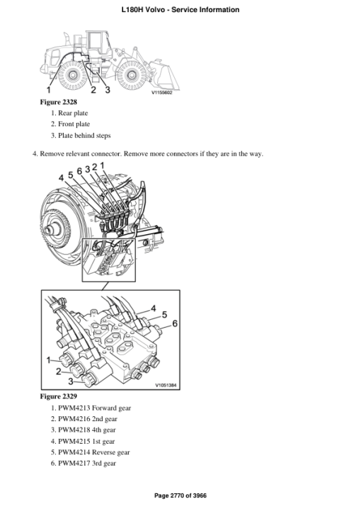 Volvo L180H Wheel Loader Repair Service Manual - Image 2