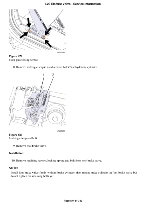 Volvo L20 Electric Compact Wheel Loader Repair Service Manual - Image 5