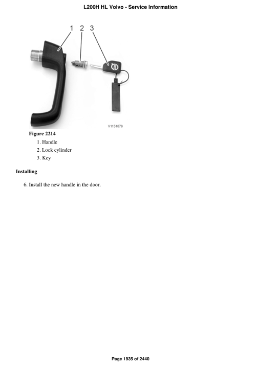 Volvo L200H HL Wheel Loader Repair Service Manual - Image 3