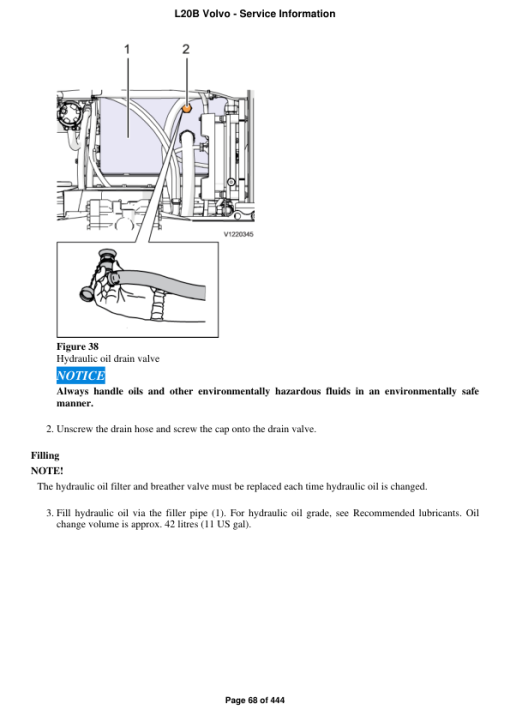 Volvo L20B Compact Wheel Loader Repair Service Manual - Image 5