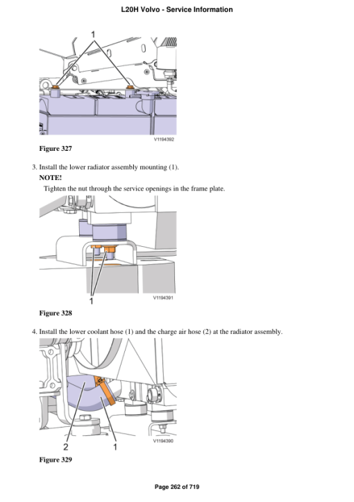 Volvo L20H Compact Wheel Loader Repair Service Manual - Image 3