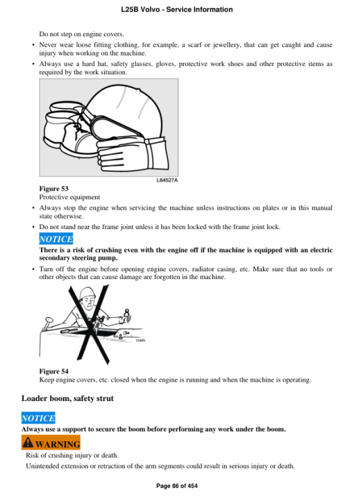 Volvo L25B Compact Wheel Loader Repair Service Manual - Image 5