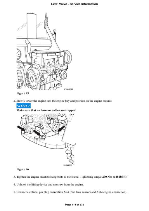 Volvo L25F Compact Wheel Loader Repair Service Manual - Image 2