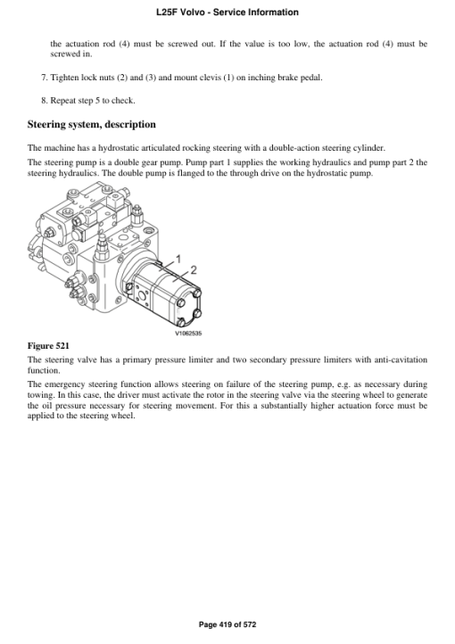 Volvo L25F Compact Wheel Loader Repair Service Manual - Image 3