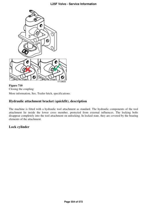 Volvo L25F Compact Wheel Loader Repair Service Manual - Image 4