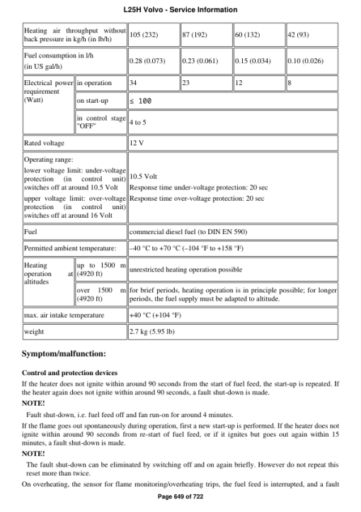 Volvo L25H Compact Wheel Loader Repair Service Manual - Image 5