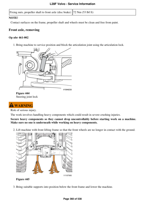 Volvo L28F Compact Wheel Loader Repair Service Manual - Image 4