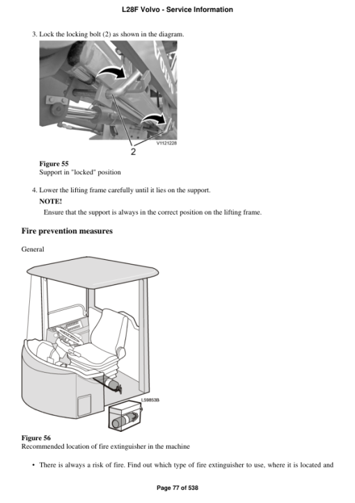 Volvo L28F Compact Wheel Loader Repair Service Manual - Image 5