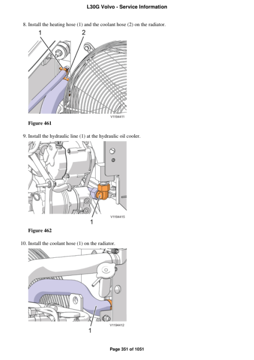 Volvo L30G Compact Wheel Loader Repair Service Manual - Image 3