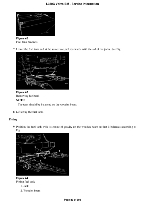 Volvo L330C BM Wheel Loader Repair Service Manual - Image 4