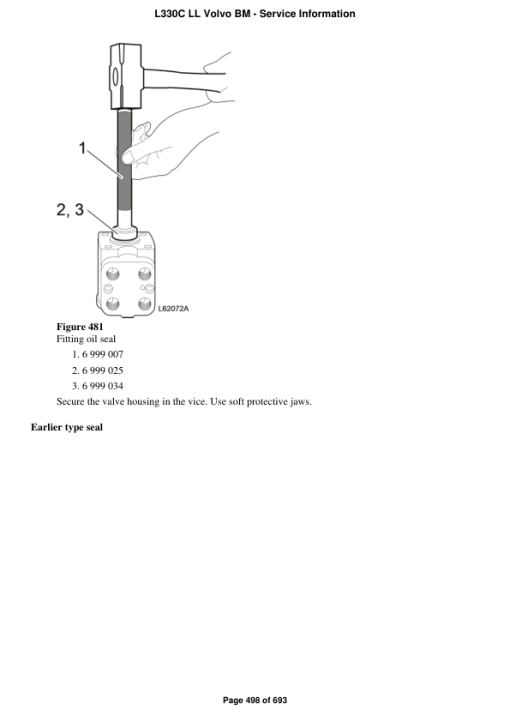 Volvo L330C LL BM Wheel Loader Repair Service Manual - Image 3