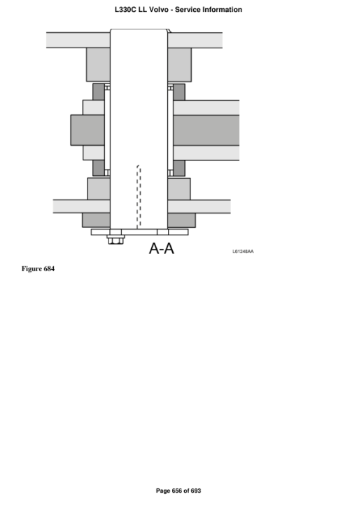 Volvo L330C LL Wheel Loader Repair Service Manual - Image 4