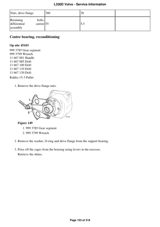 Volvo L330D Wheel Loader Repair Service Manual - Image 2