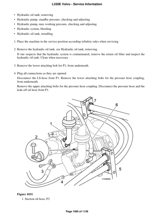 Volvo L330E Wheel Loader Repair Service Manual - Image 2