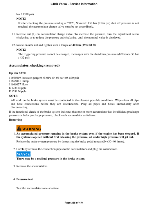 Volvo L40B Compact Wheel Loader Repair Service Manual - Image 3