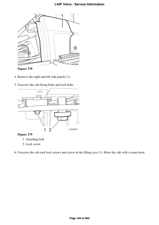 Volvo L45F Compact Wheel Loader Repair Service Manual - Image 2