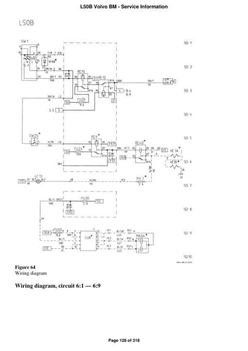 Volvo L50B BM Wheel Loader Repair Service Manual - Image 2